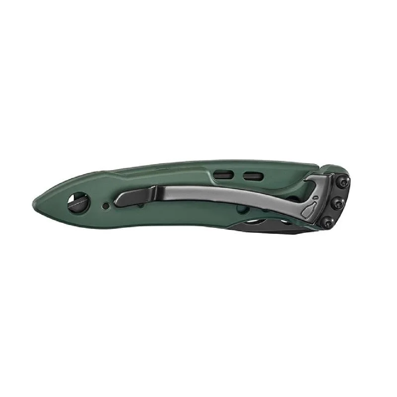 Portable folding camp chair-Leatherman Skeletool KB OD Green