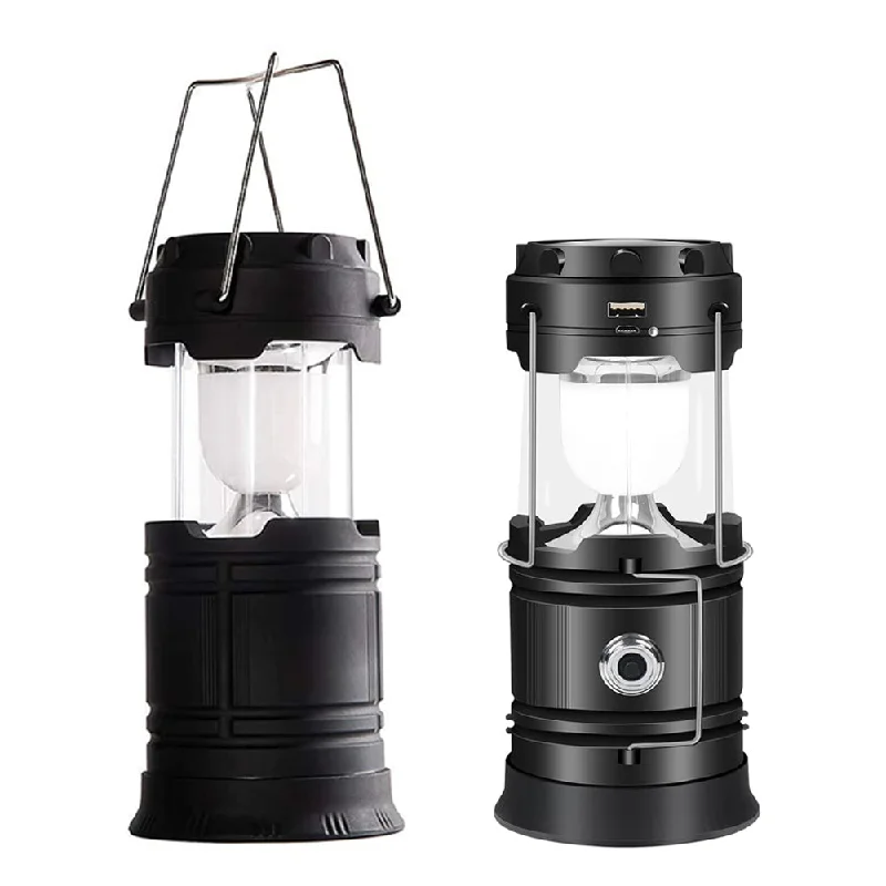 Rechargeable tent light-LED Camping Lamp Solar Powered Rechargeable USB Torch Waterproof Emergency Light Lantern