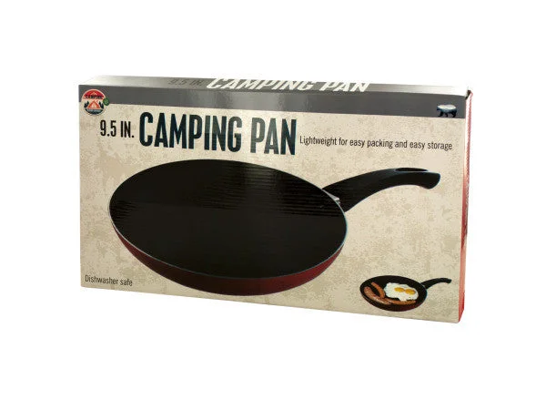 Stainless steel camp pan-Lightweight Camping Pan: Case of 2