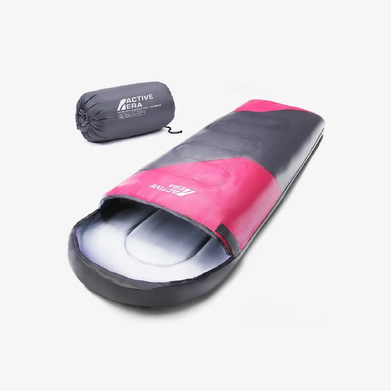 Ultralight backpack liner-Premium Waterproof Lightweight Sleeping Bag - Pink - 3-4 Seasons