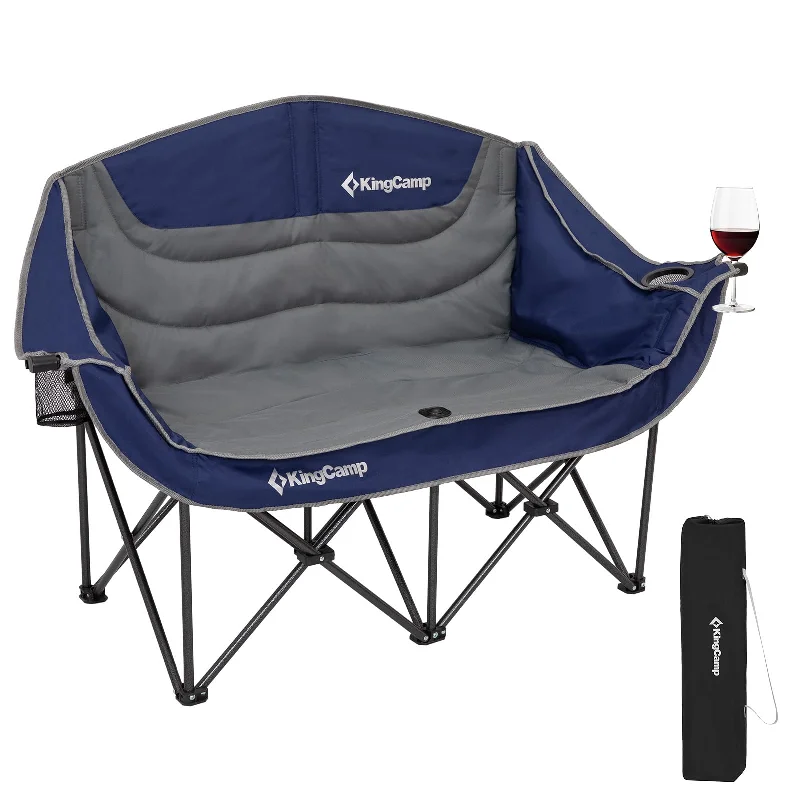 Portable camping shower-KingCamp Loveseat Double Seat Chair