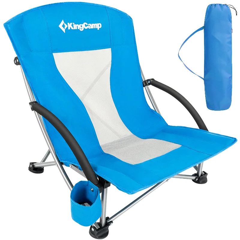 Ultralight backpack frame-KingCamp Low Sling Beach Chairs