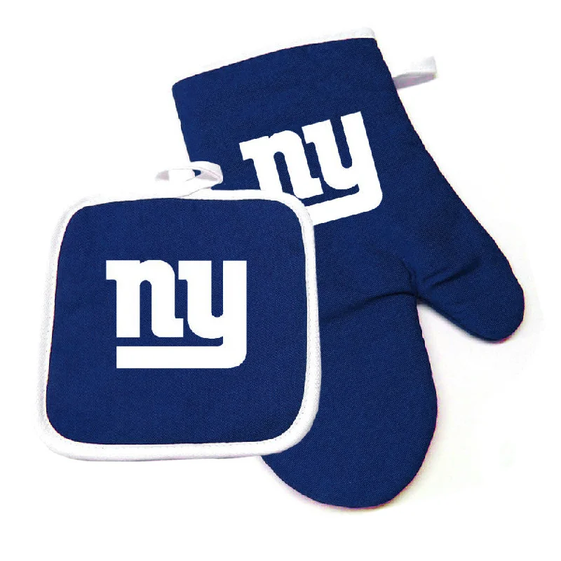 Durable ripstop duffel-New York Giants NFL Oven Mitt and Pot Holder Set