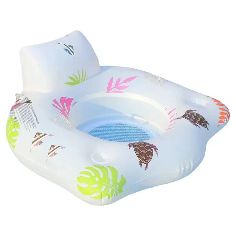 Compact emergency tarp-NNEOBA Light-up Inflatable Pool Float Chair