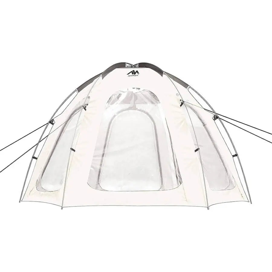 Ultralight backpack frame-Nucleus Dome Tent 4-6P with 6 Clear Windows + Clear Dome