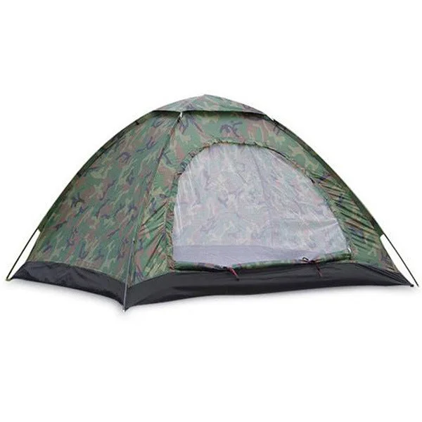 Collapsible camp broiler-Outdoor double single layer camouflage tent tourist tent