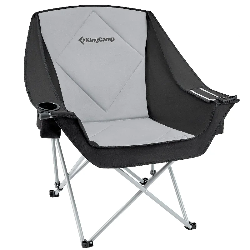 Windproof propane burner-KingCamp Oversized Padded Sofa Moon Chair