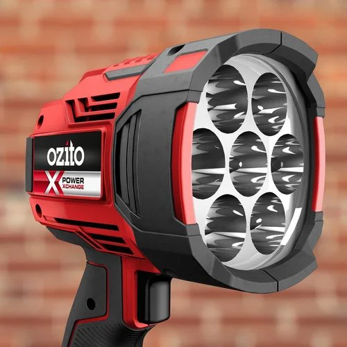 Solar-powered string lights-Ozito PXC 18V Cordless LED Spotlight