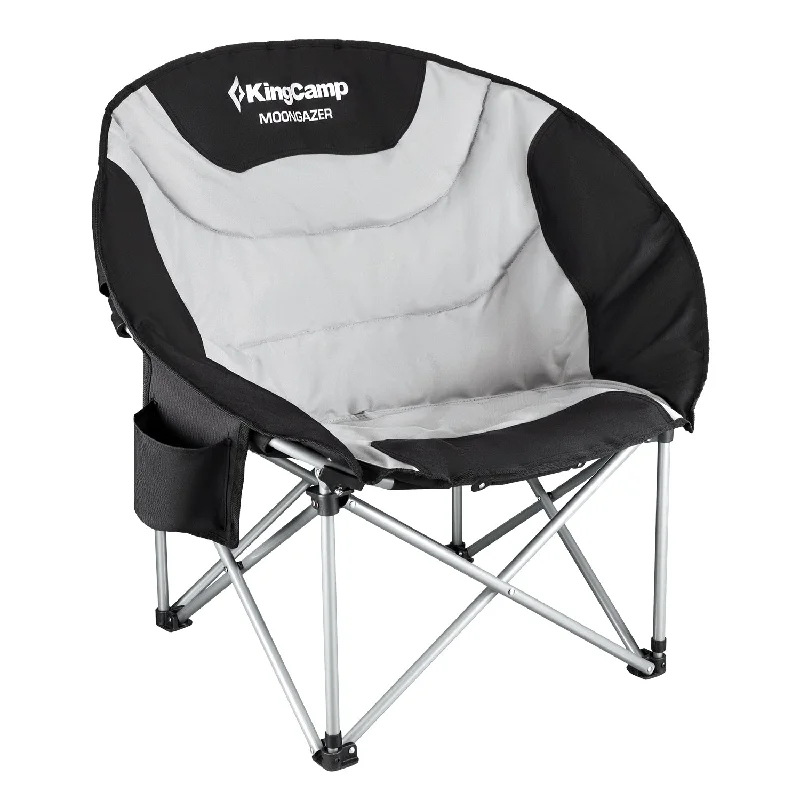 Waterproof gear sack-KingCamp Padded Oversized Moon Saucer Round Chairs