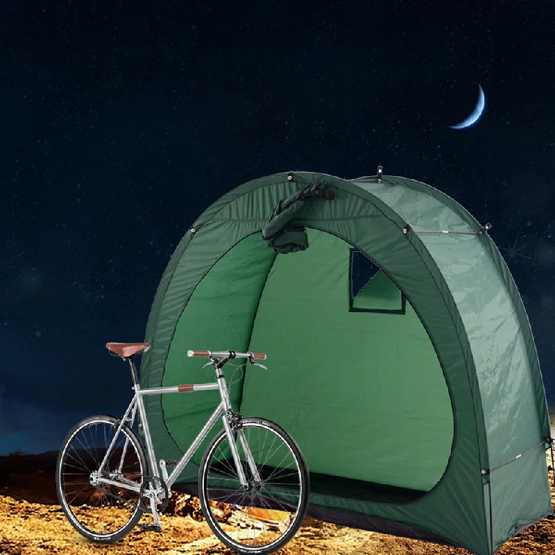 Adjustable hammock rainfly-Parked mountain bike folding canopy