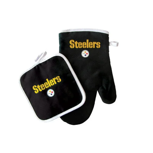 Solar-powered tent light-Pittsburgh Steelers NFL Oven Mitt and Pot Holder Set