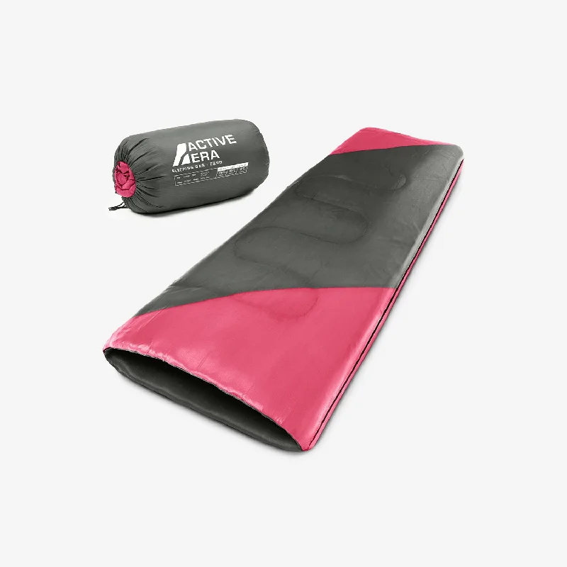 Foldable camp machete-Premium Warm Lightweight Envelope Sleeping Bag (200 GSM) - 2 Seasons - Pink