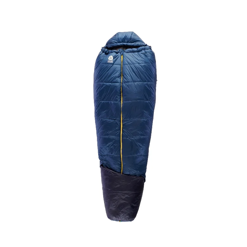 Solar-powered tent beacon-Sierra Designs Elemental Quilt Synthetic Sleeping Bag - Blue