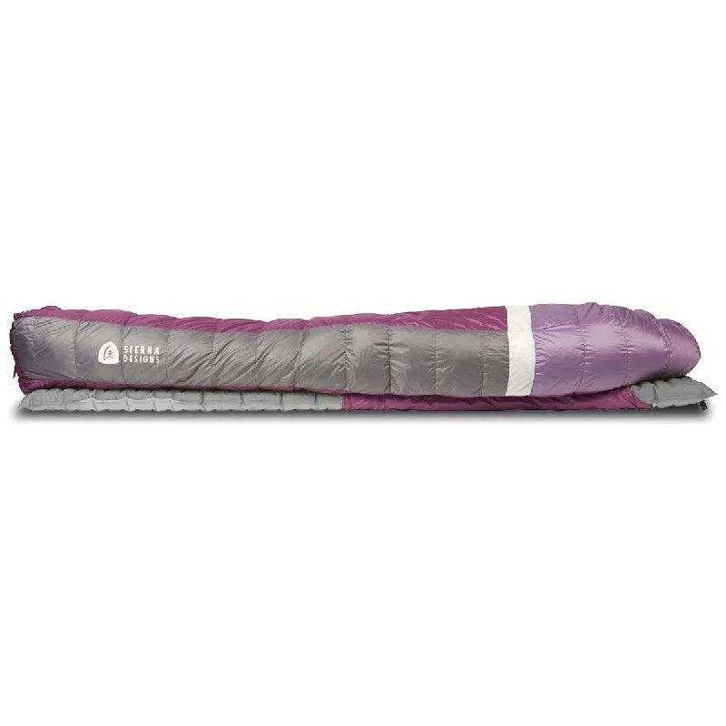 Foldable camp multi-tool-Sierra Designs Women's Backcountry Bed 650F 20° Degree Down Sleeping Bag - Purple