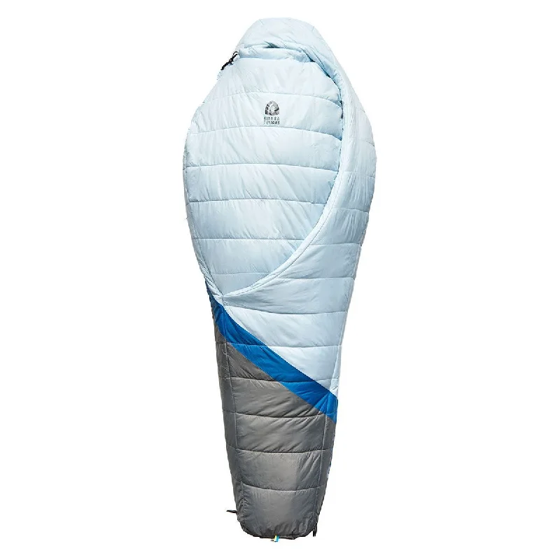 Adjustable hammock tarp-Sierra Designs Women's Night Cap 20° Degree Synthetic Sleeping Bag - Ice Blue