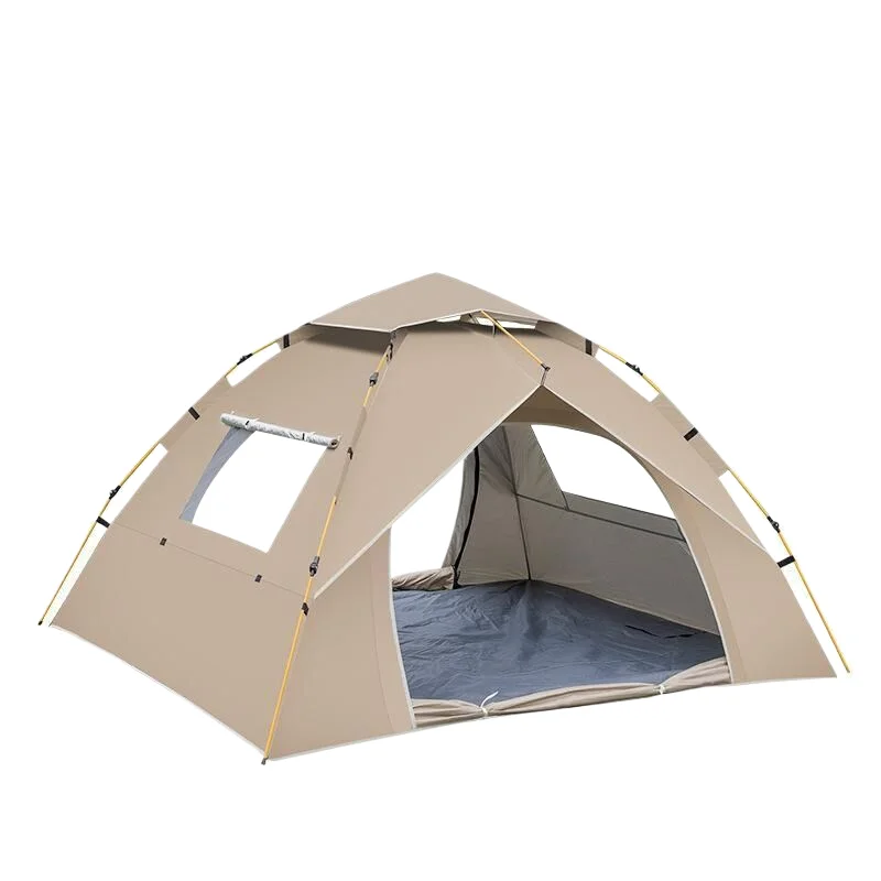 Reflective camp markers-Single-story Tent with Two Doors and Two Windows - Small Size (200X150X125cm)