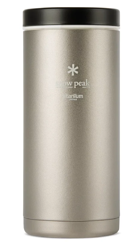 Stainless steel camp tongs-Snow Peak Titanium Kanpai Bottle 350Ml