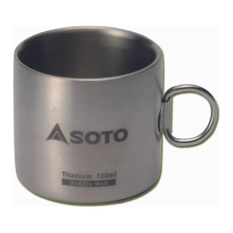 Stainless steel camp ladle-SOTO Aero Espresso Mug 120ml - Titanium