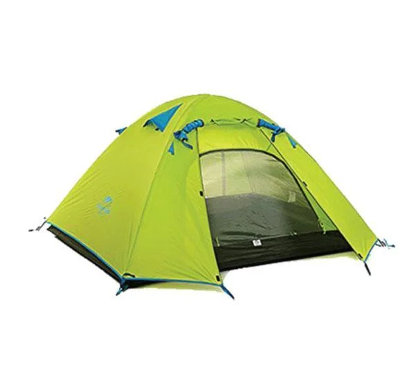 Windproof tent pegs-Speedy 4 - 2.9 Kg Hiking Tent - Lime Green