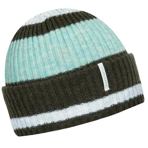 Solar-powered camp spotlight-Recycled Kye Knit Cuff Beanie - Mint