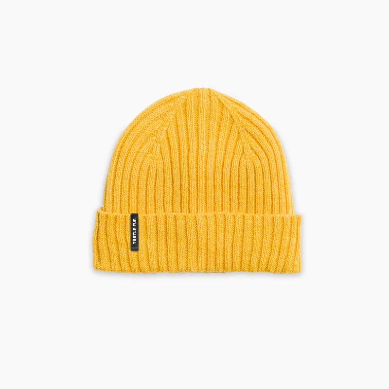 Rechargeable camp floodlight-Recycled Polyester Blend Clara Knit Beanie - Sunny