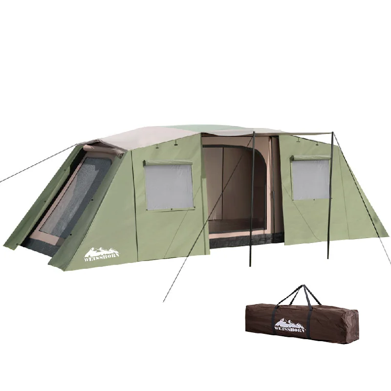 Windproof dual-jet stove-Weisshorn Instant Up Camping Tent 10 Person Outdoor Family Hiking Tents 3 Rooms