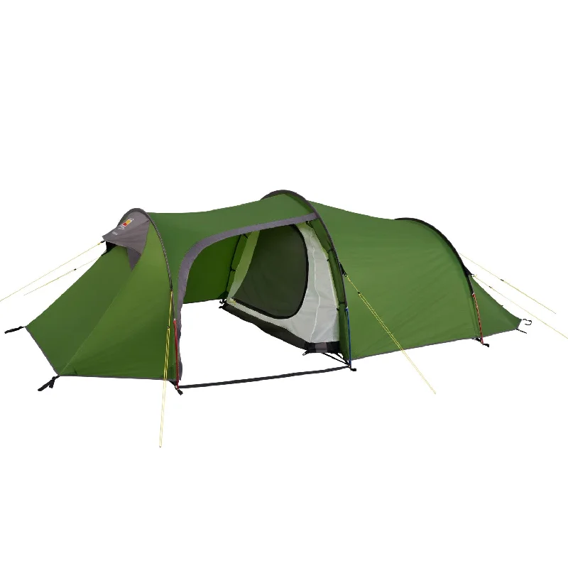 Foldable camp trowel-Wild Country Blizzard Compact 3 Three Person Tent - Green